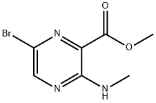 Methyl 6-bromo-3-(methylamino)pyrazine-2-carboxylate|6-溴-3-(甲氨基)吡嗪-2-羧酸甲酯