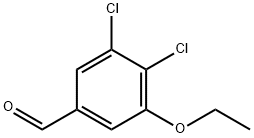 3,4-dichloro-5-ethoxybenzaldehyde 结构式