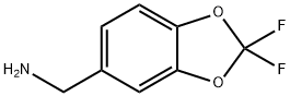 (2,2-difluorobenzo[d][1,3]dioxol-5-yl)methanamine 化学構造式