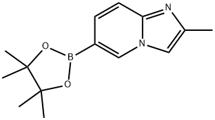 2-methyl-6-(4,4,5,5-tetramethyl-1,3,2-dioxaborolan-2-yl)-Imidazo[1,2-a]pyridine Structure