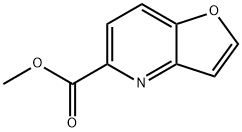 methyl furo[3,2-b]pyridine-5-carboxylate Struktur