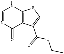 Ethyl 4-oxo-3,4-dihydrothieno[2,3-d]pyrimidine-5-carboxylate Struktur