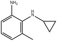 N2-cyclopropyl-3-methyl-1,2-benzenediamine Structure