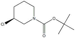 (S)-tert-butyl 3-chloropiperidine-1-carboxylate Struktur