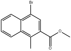 methyl 4-bromo-1-methyl-2-naphthoate Structure