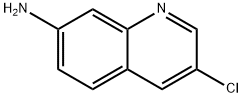 3-CHLOROQUINOLIN-7-AMINE 结构式