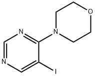4-(5-iodopyrimidin-4-yl)morpholine Structure