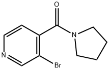 (3-bromopyridin-4-yl)(pyrrolidin-1-yl)methanone|