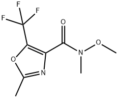 2-methyl-5-trifluoromethyloxazole-4-carboxylic acid methoxymethylamide