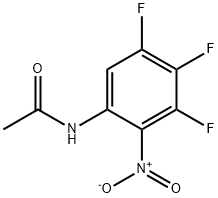 N-(3,4,5-Trifluoro-2-Nitrophenyl)Acetamide 化学構造式