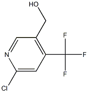 2-氯-4-三氟甲基-5-羟甲基吡啶,1360958-10-6,结构式