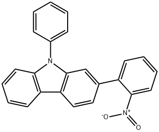 2-(2-Nitrophenyl)-9-phenyl-9h-carbazole Struktur