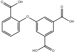 5-(2-羧基苯氧基)间苯二甲酸,1361345-85-8,结构式