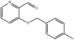 3-((4-Methylbenzyl)oxy)picolinaldehyde Structure