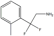 2,2-Difluoro-2-(2-methylphenyl)ethan-1-amine Structure