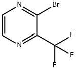 2-Bromo-3-(trifluoromethyl)pyrazine Structure