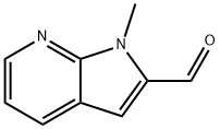 1-Methyl-1H-pyrrolo[2,3-b]pyridine-2-carbaldehyde,1368111-06-1,结构式