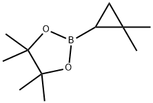 2-(2,2-dimethylcyclopropyl)-4,4,5,5-tetramethyl-1,3,2-dioxaborolane Struktur