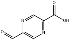 5-formylpyrazine-2-carboxylic acid Structure