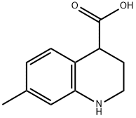 4-Quinolinecarboxylic acid, 1,2,3,4-tetrahydro-7-methyl- Struktur