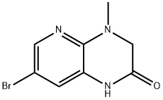 7-Bromo-4-methyl-3,4-dihydropyrido[2,3-b]pyrazin-2(1H)-one Structure