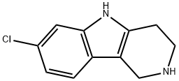 7-氯-2,3,4,5-四氢-1H-吡啶并[4,3-B]吲哚, 1368939-88-1, 结构式
