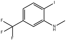 (2-IODO-5-TRIFLUOROMETHYL-PHENYL)-METHYL-AMINE, 1369840-28-7, 结构式