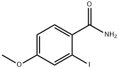 2-Iodo-4-methoxy-benzamide Struktur