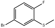 5-ブロモ-2-フルオロチオアニソール 化学構造式