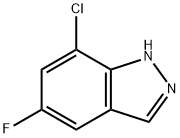7-氯-5-氟-1H-吲唑, 1373223-64-3, 结构式
