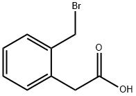 Benzeneacetic acid, 2-(bromomethyl)-
 Struktur