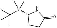 (S)-5-(tert-Butyldimethylsilyl)pyrrolidin-2-one,1374123-23-5,结构式