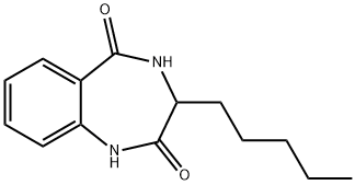 3-Pentyl-3,4-dihydro-1H-benzo[e][1,4]diazepine-2,5-dione,1374407-71-2,结构式