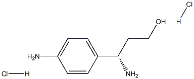(S)-3-AMINO-3-(4-AMINOPHENYL)PROPAN-1-OL 2HCL Structure