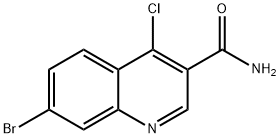 7-bromo-4-chloroquinoline-3-carboxamide,1374867-81-8,结构式