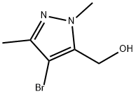 4-bromo-1,3-dimethyl-1H-Pyrazole-5-methanol Structure
