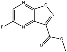 5-Fluoro-isoxazolo[4,5-b]pyrazine-3-carboxylic acid methyl ester Structure