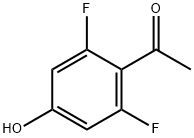 1-(2,6-Difluoro-4-hydroxyphenyl)ethanone 化学構造式