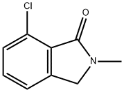 7-Chloro-2-methylisoindolin-1-one Struktur