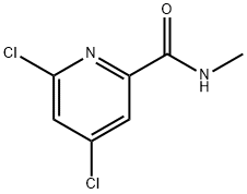 4,6-二氯-N-甲基-2-吡啶甲酰胺, 1379324-09-0, 结构式