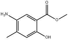 5-Amino-2-hydroxy-4-methyl-benzoic acid methyl ester,1379359-74-6,结构式