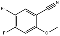 5-溴-4-氟-2-甲氧基苄腈, 1379366-31-0, 结构式