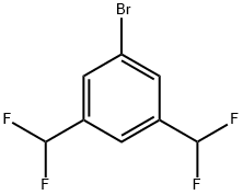 1-Bromo-3,5-bis-difluoromethyl-benzene Structure