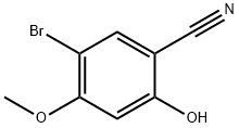 5-bromo-2-hydroxy-4-methoxybenzonitrile 结构式