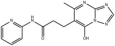 3-(7-hydroxy-5-methyl-[1,2,4]triazolo[1,5-a]pyrimidin-6-yl)-N-(pyridin-2-yl)propanamide Structure