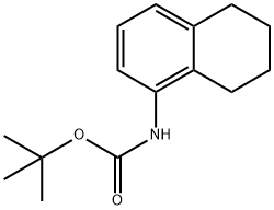 tert-butyl (5,6,7,8-tetrahydronaphthalen-1-yl)carbamate 化学構造式