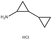 2-Cyclopropylcyclopropan-1-amine Structure