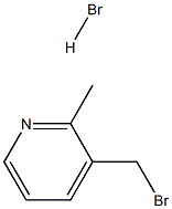 3-(bromomethyl)-2-methylpyridine hydrobromide Structure