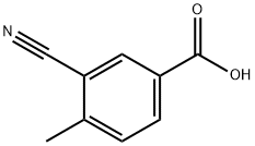3-cyano-4-methylbenzoic acid Structure