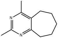 5H-Cycloheptapyrimidine, 6,7,8,9-tetrahydro-2,4-dimethyl- Struktur